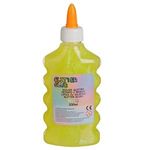 Carti si Birotica - Birotica - Accesorii de birou - Benzi adezive - Adeziv lichid cu sclipici, Neon Galben, 200 ml - Infinity.ro