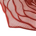Casa si Gradina - Bucatarie si vesela - Organizare si depozitare bucatarie - Suporturi tacamuri si vase - Suport Farfurie Decorativ în Forma de Flori Rosii Perforate - Infinity.ro
