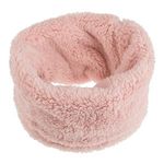 Fashion, accesorii si bijuterii - Femei - Accesorii femei - Esarfe si fulare femei - Fular Circular Fleece Moale Roz Nude cu Ajustare - Infinity.ro
