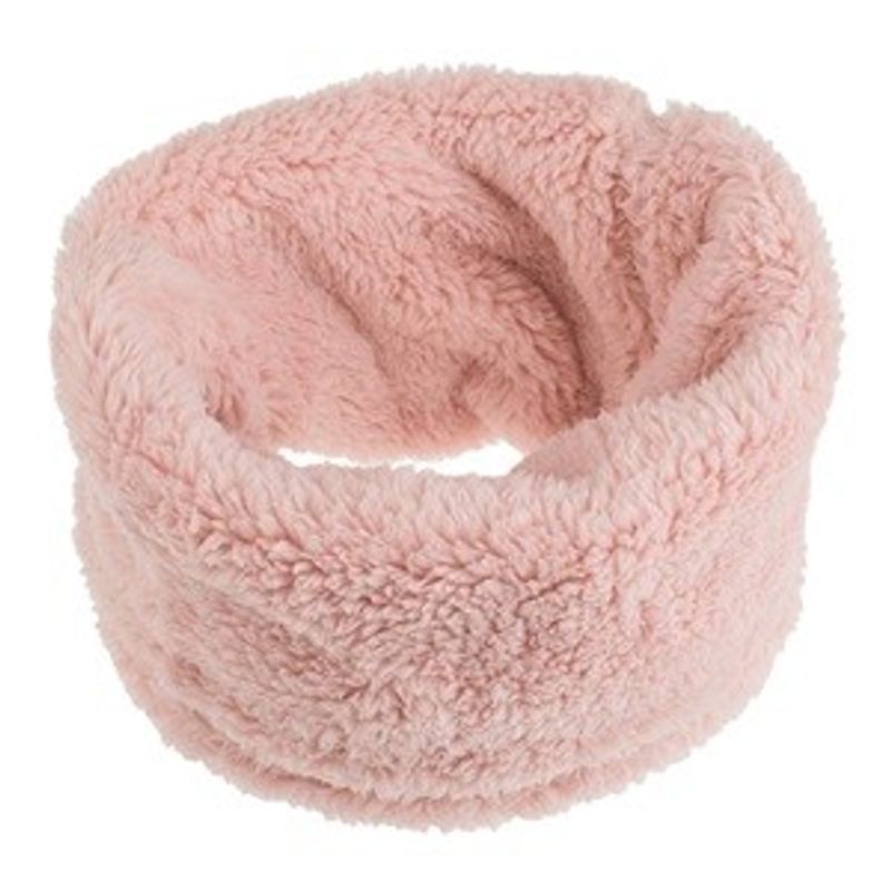 Fashion, accesorii si bijuterii - Femei - Accesorii femei - Esarfe si fulare femei - Fular Circular Fleece Moale Roz Nude cu Ajustare - Infinity.ro