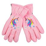 Fashion, accesorii si bijuterii - Copii - Accesorii copii - Manusi copii - Manusi Schi Iarna Unicorn Roz pentru Fete 12 Ani - Infinity.ro