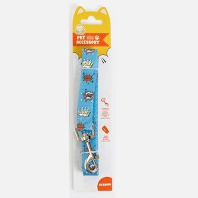 Petshop - Accesorii petshop - Zgarzi, lese si hamuri - Hamuri - Leash Comic Albastru pentru Animale de Companie - Infinity.ro