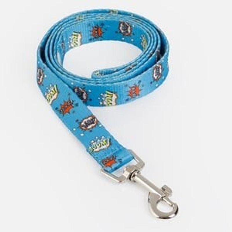 Petshop - Accesorii petshop - Zgarzi, lese si hamuri - Hamuri - Leash Comic Albastru pentru Animale de Companie - Infinity.ro