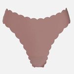 Fashion, accesorii si bijuterii - Femei - Lenjerie si pijamale femei - Lenjerie intima femei - Chiloti String Laser Cut Bej Inchis pentru Dama - Infinity.ro