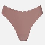 Fashion, accesorii si bijuterii - Femei - Lenjerie si pijamale femei - Lenjerie intima femei - Chiloti String Laser Cut Bej Inchis pentru Dama - Infinity.ro