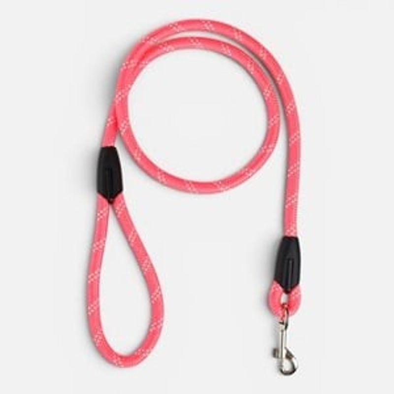 Petshop - Accesorii petshop - Zgarzi, lese si hamuri - Hamuri - Lesa Roz pentru Caini 110x1,5cm - Infinity.ro
