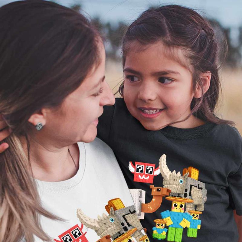 Fashion, accesorii si bijuterii - Copii - Imbracaminte copii - Tricouri copii - Tricou Copii Fete Steal a Brainrot Noobinis Roblox Meme, alb, marime L Copii - Infinity.ro
