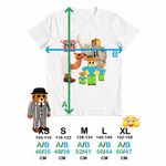 Fashion, accesorii si bijuterii - Copii - Imbracaminte copii - Tricouri copii - Tricou Copii Fete Steal a Brainrot Noobinis Roblox Meme, alb, marime L Copii - Infinity.ro