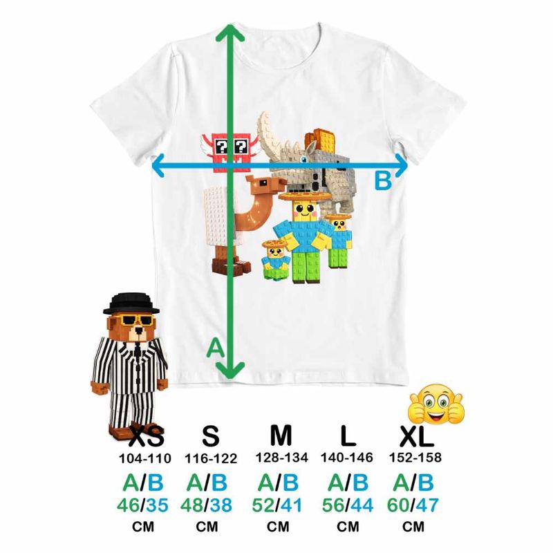 Fashion, accesorii si bijuterii - Copii - Imbracaminte copii - Tricouri copii - Tricou Copii Fete Steal a Brainrot Noobinis Roblox Meme, alb, marime L Copii - Infinity.ro