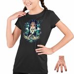 Fashion, accesorii si bijuterii - Copii - Imbracaminte copii - Tricouri copii - Tricou Copii Fete Familia Addams Wednesday Over Your Dead Body Horror Halloween CoolTrend, negru, marime S Copii - Infinity.ro