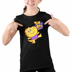 Fashion, accesorii si bijuterii - Copii - Imbracaminte copii - Tricouri copii - Tricou Copii Fete Tim Rex in Space Astronauti, negru, marime S Copii - Infinity.ro