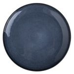 Casa si Gradina - Bucatarie si vesela - Vesela si tacamuri - Farfurii si boluri - Farfurie Portelan Albastru cu finisaj Reactive Glaze Nordic 25cm - Infinity.ro