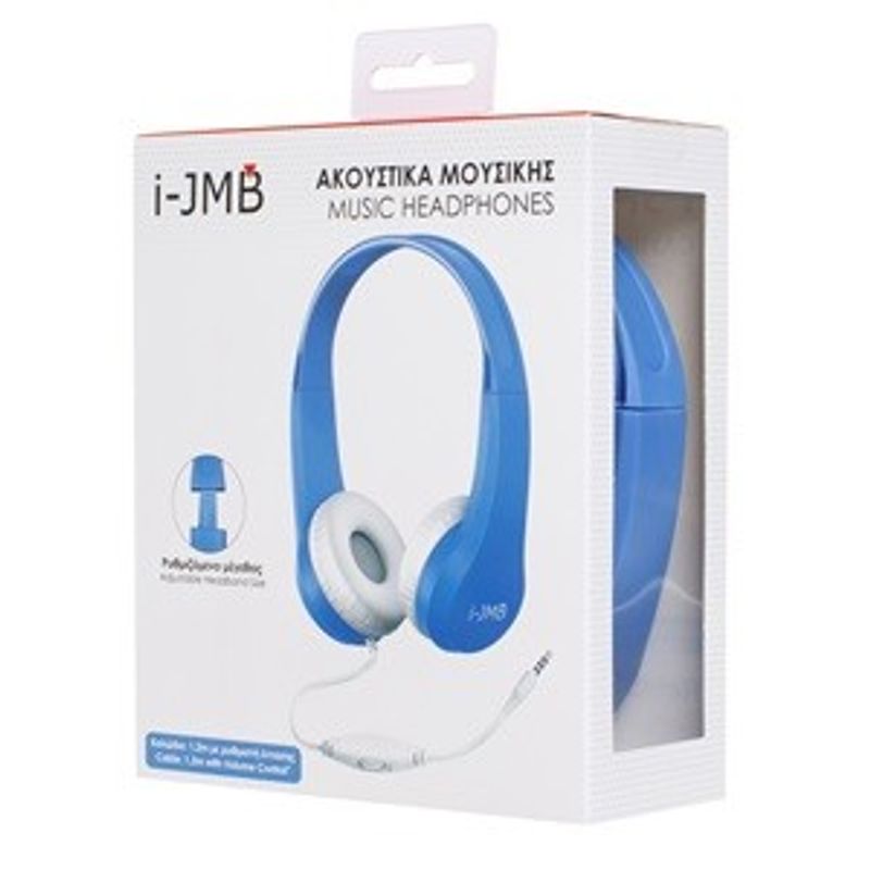 PC, gaming si accesorii - Periferice PC - Casti PC - Casti audio on-ear, Albastre, Reglabile, Cablu 1,2 m - Infinity.ro