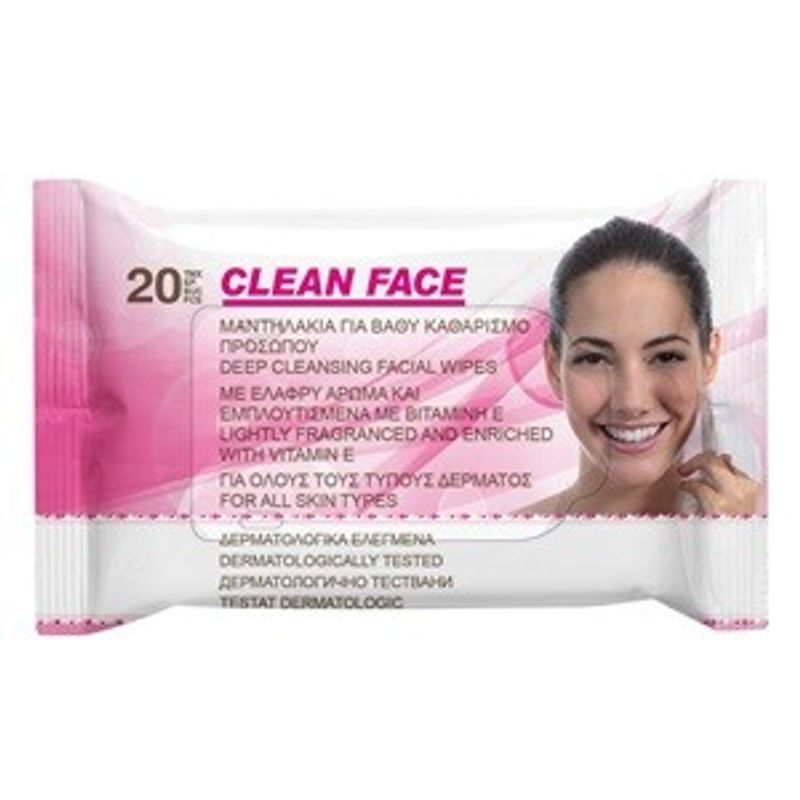 Ingrijire personala si Cosmetice - Ingrijire personala - Ingrijire ten - Servetele si dischete demachiante - Servetele umede demachiante, 40 buc, cu vitamina E - Infinity.ro