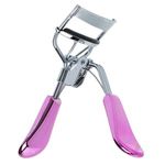 Ingrijire personala si Cosmetice - Machiaj - Accesorii machiaj - Ondulator pentru gene, Argintiu cu mânere fucsia - Infinity.ro