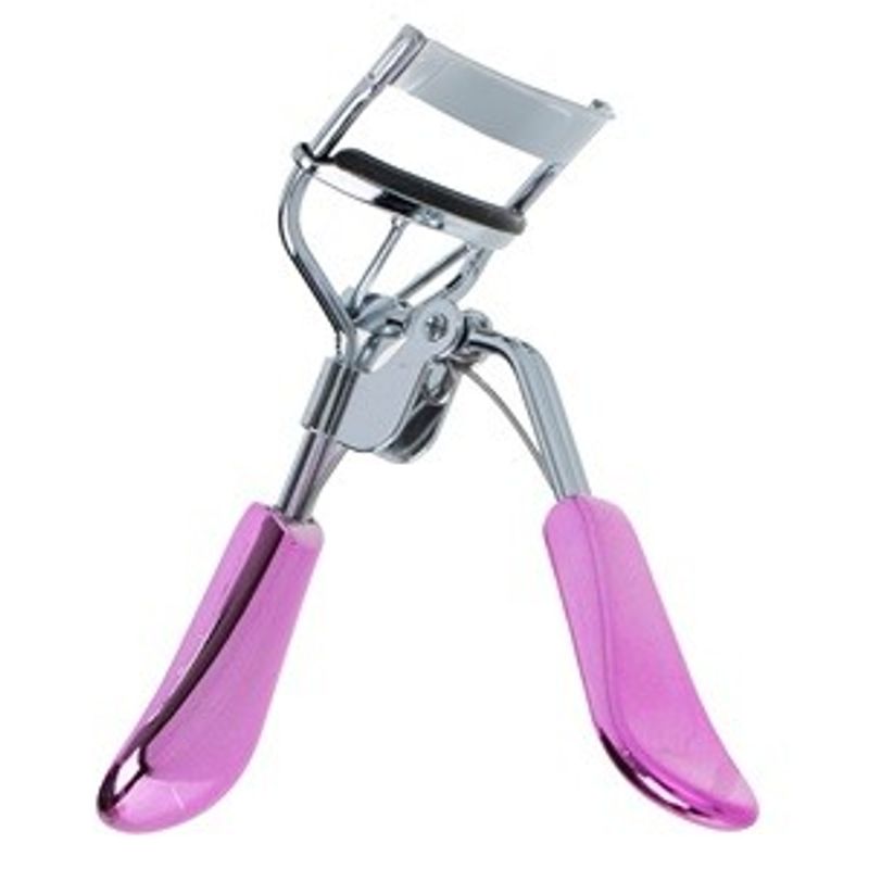Ingrijire personala si Cosmetice - Machiaj - Accesorii machiaj - Ondulator pentru gene, Argintiu cu mânere fucsia - Infinity.ro