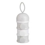 Jucarii, Copii si Bebe - Hrana si alaptare - Biberoane, suzete si accesorii hranire - Biberoane, tetine si accesorii - Dozator lapte praf cu 3 compartimente, Gri, Maner silicon - Infinity.ro