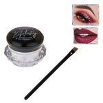 Ingrijire personala si Cosmetice - Machiaj - Aplicatoare si pensule machiaj - Glitter cu textura cremoasa, transparent holografic, cu pensula, 7.2g - Infinity.ro