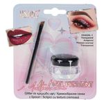 Ingrijire personala si Cosmetice - Machiaj - Aplicatoare si pensule machiaj - Glitter cu textura cremoasa, transparent holografic, cu pensula, 7.2g - Infinity.ro