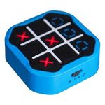 Jucarii, Copii si Bebe - Jucarii si jocuri - Jocuri si puzzle - Jocuri de societate - Joc electronic Tic Tac Toe, 3 moduri de joc, 9x9 cm, Albastru - Infinity.ro