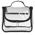 Ingrijire personala si Cosmetice - Machiaj - Portfarduri si genti cosmetice - Portfard transparent cu maner, 22,5x11x21 cm - Infinity.ro