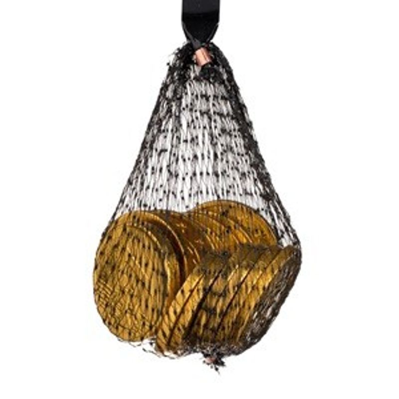Casa si Gradina - Decoratiuni - Decoratiuni petrecere - Accesorii pentru petrecere - Monede din Cacao cu Lapte, Ambalaj Plasa, 63g - Infinity.ro