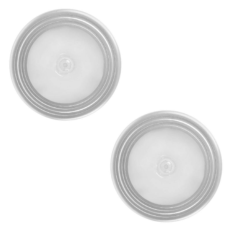 Casa si Gradina - Corpuri si surse de iluminat - Iluminat exterior - Lampi solare - Set 2 Lampi LED cu Senzor de Miscare, Albe, Plastic, Functioneaza pe Baterii - Infinity.ro