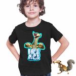 Fashion, accesorii si bijuterii - Copii - Imbracaminte copii - Tricouri copii - Tricou Copii Baieti Ice Age Sid Adventures, negru, marime XS Copii - Infinity.ro