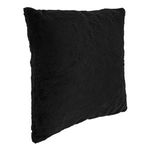 Casa si Gradina - Textile si covoare - Lenjerii de pat - Fete de perna - Fata de perna decorativa din blana ecologica, 50x50 cm, neagra - Infinity.ro