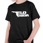Fashion, accesorii si bijuterii - Copii - Imbracaminte copii - Tricouri copii - Tricou Copii Baieti Flo Rida Hip Hop, negru, marime L Copii - Infinity.ro