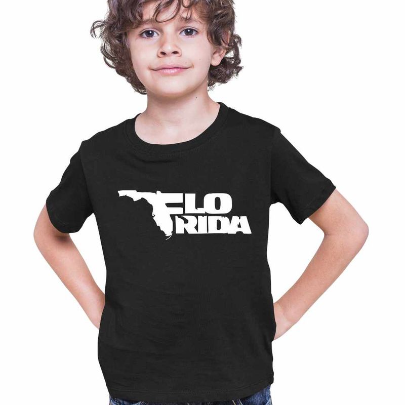 Fashion, accesorii si bijuterii - Copii - Imbracaminte copii - Tricouri copii - Tricou Copii Baieti Flo Rida Hip Hop, negru, marime L Copii - Infinity.ro