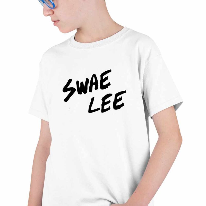 Fashion, accesorii si bijuterii - Copii - Imbracaminte copii - Tricouri copii - Tricou Copii Baieti Swae Lee, alb, marime M Copii - Infinity.ro