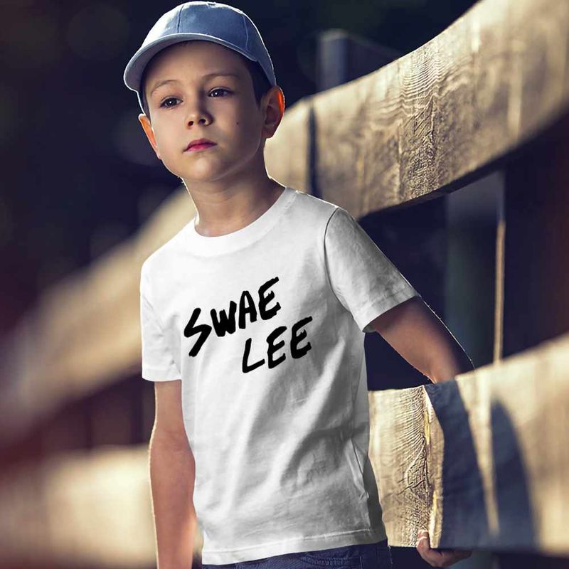 Fashion, accesorii si bijuterii - Copii - Imbracaminte copii - Tricouri copii - Tricou Copii Baieti Swae Lee, alb, marime M Copii - Infinity.ro