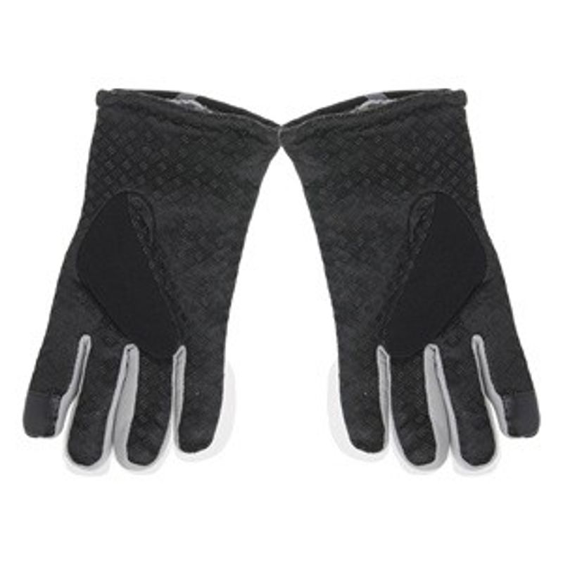 Fashion, accesorii si bijuterii - Barbati - Accesorii barbati - Manusi barbati - Manusi de iarna cu captuseala din blana artificiala, pentru ecrane tactile, negru cu gri, barbati - Infinity.ro