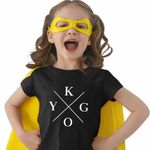 Fashion, accesorii si bijuterii - Copii - Imbracaminte copii - Tricouri copii - Tricou Copii Fete Kygo, negru, marime M Copii - Infinity.ro