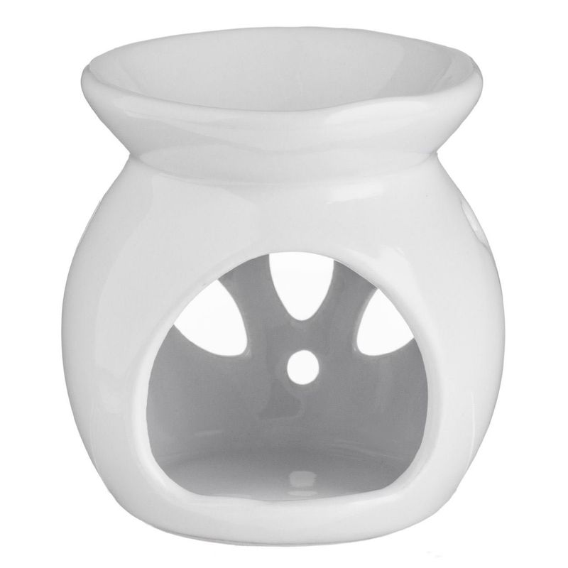 Casa si Gradina - Decoratiuni - Aromaterapie si lumanari - Odorizante camera - Set Uleiuri Parfumate cu Suport din Lut Alb, 12 x 12 ml, Arome Diverse - Infinity.ro