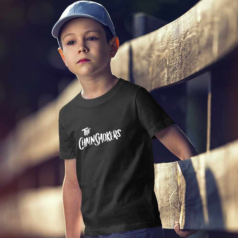 Fashion, accesorii si bijuterii - Copii - Imbracaminte copii - Tricouri copii - Tricou Copii Baieti The Chainsmokers, negru, marime L Copii - Infinity.ro