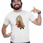 Fashion, accesorii si bijuterii - Barbati - Imbracaminte - Tricouri si bluze barbati - Tricou Barbati Yosemite Sam Serif Looney Tunes, alb, marime M - Infinity.ro