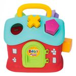 Jucarii, Copii si Bebe - Jucarii si jocuri - Jucarii bebelusi - Jucarii de sortat - Jucarie Sortator Casa cu 6 Forme Geometrice, Multicolor - Infinity.ro
