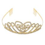 Casa si Gradina - Decoratiuni - Decoratiuni petrecere - Accesorii pentru petrecere - Tiara Aurie cu Strass pentru Absolvire, Mesaj Grad - Infinity.ro