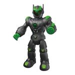 Jucarii, Copii si Bebe - Jucarii si jocuri - Vehicule si jucarii cu telecomanda - Roboti de jucarie - Robot de jucarie cu miscare, efecte sonore si lumina, 40 cm, Negru si Verde - Infinity.ro