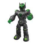 Jucarii, Copii si Bebe - Jucarii si jocuri - Vehicule si jucarii cu telecomanda - Roboti de jucarie - Robot de jucarie cu miscare, efecte sonore si lumina, 40 cm, Negru si Verde - Infinity.ro