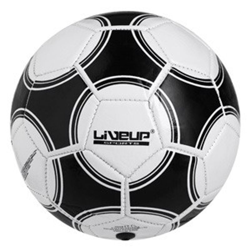 Sport si Outdoor - Sporturi de echipa - Fotbal - Porti fotbal - Minge de fotbal pentru copii, marimea 2, alba cu detalii negre - Infinity.ro