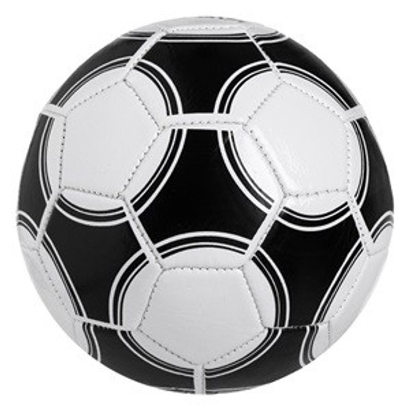 Sport si Outdoor - Sporturi de echipa - Fotbal - Porti fotbal - Minge de fotbal pentru copii, marimea 2, alba cu detalii negre - Infinity.ro