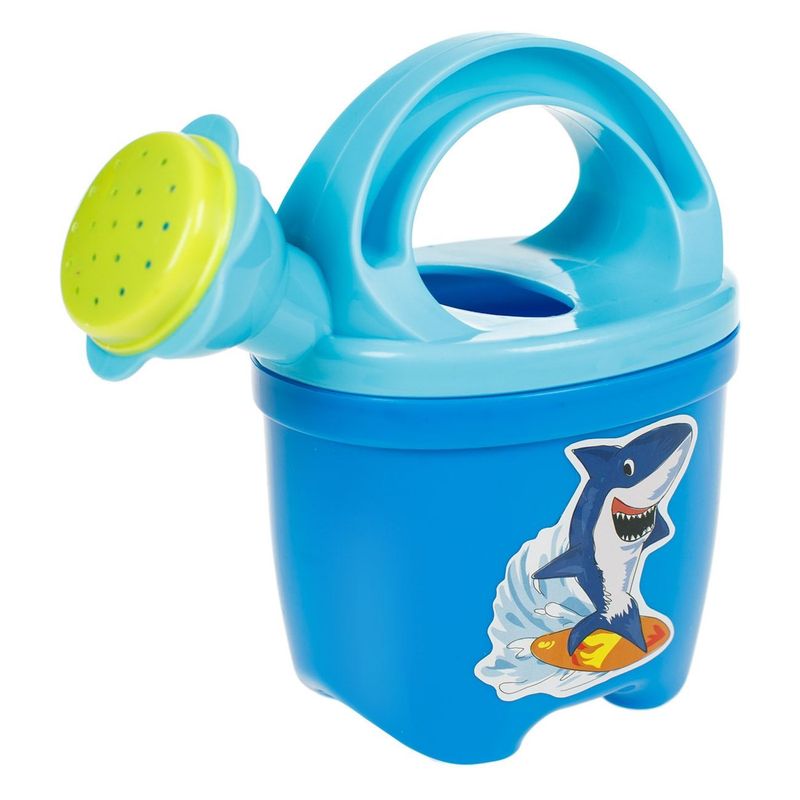 Jucarii, Copii si Bebe - Jucarii si jocuri - Jucarii de exterior - Jucarii pentru plaja si nisip - Stropitoare pentru plaja cu design rechin, albastra, 0.42L - Infinity.ro