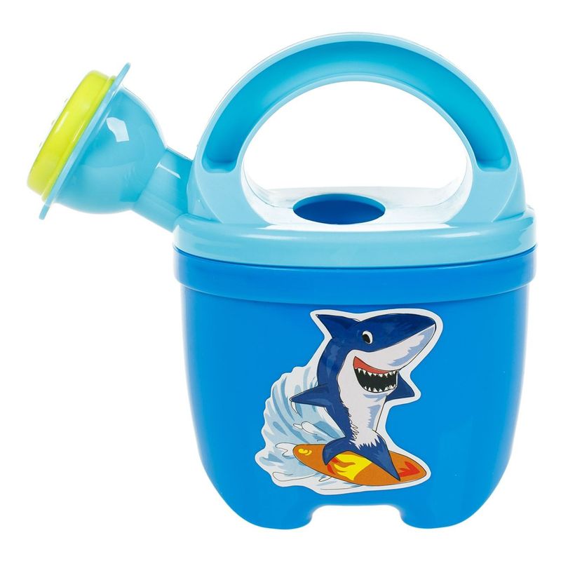 Jucarii, Copii si Bebe - Jucarii si jocuri - Jucarii de exterior - Jucarii pentru plaja si nisip - Stropitoare pentru plaja cu design rechin, albastra, 0.42L - Infinity.ro