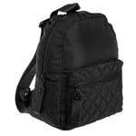 Fashion, accesorii si bijuterii - Femei - Accesorii femei - Genti si rucsacuri femei - Rucsac dama matlasat, negru, 21x14x27cm - Infinity.ro