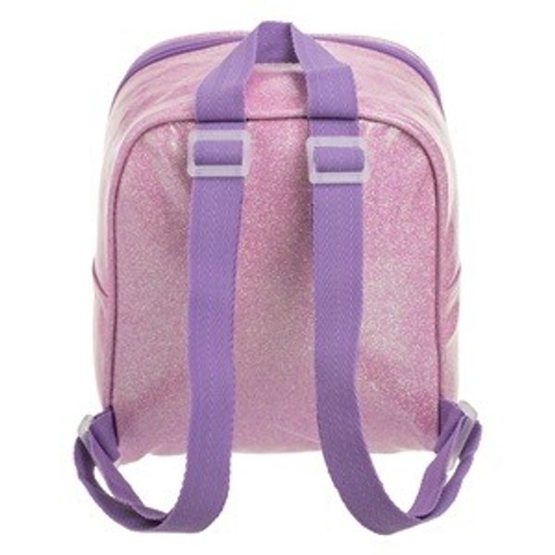 Sport si Outdoor - Articole de voiaj - Rucsacuri - Rucsac mini roz cu sclipici model Elsa Frozen pentru fete - Infinity.ro