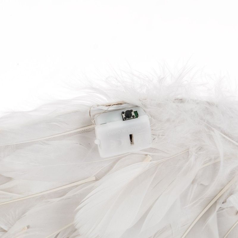 Jucarii, Copii si Bebe - Jucarii si jocuri - Jucarii de rol - Masti si costume copii - Aripi de Înger cu LED albe, 65x35cm, cu benzi elastice - Infinity.ro