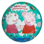 Jucarii, Copii si Bebe - Jucarii si jocuri - Jucarii de exterior - Saltele si mingi pentru plaja - Minge de plaja din plastic cu model Peppa, 14 cm - Infinity.ro